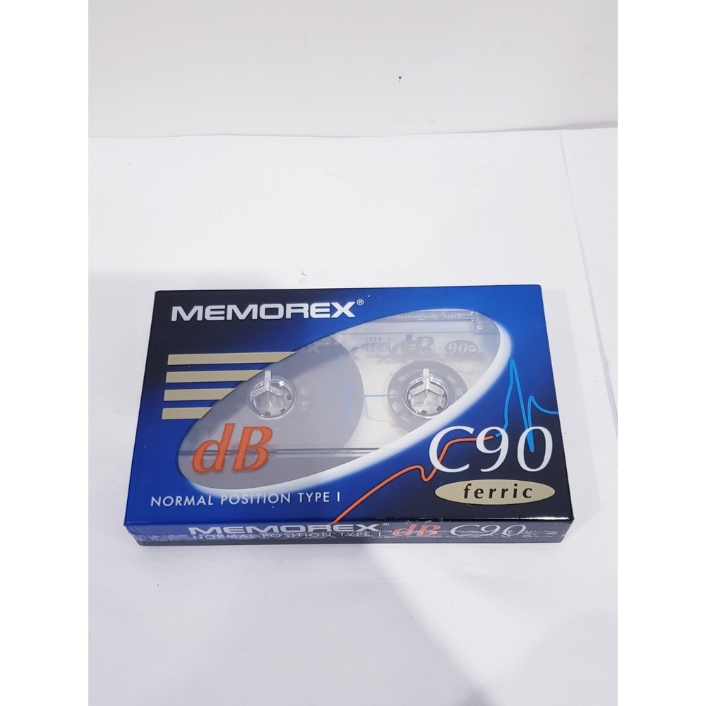 MEMOREX dB90 C90 Ferric Blank Audio Cassette Normal Position Type I - New Sealed